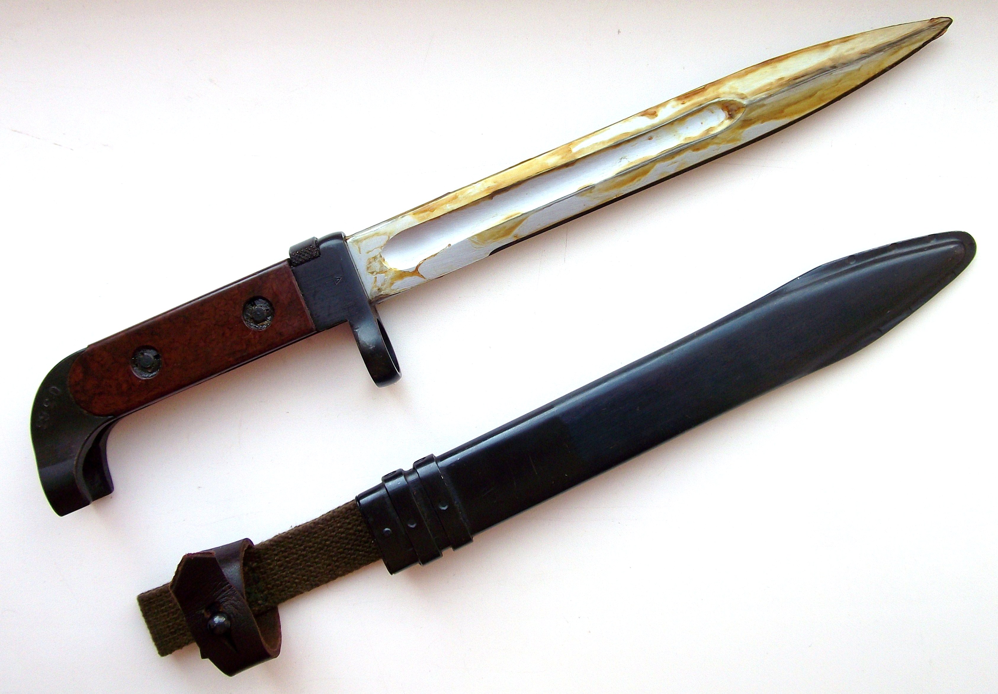 Штык-нож АК-74 (настоящий, деактивированный, без пропила)