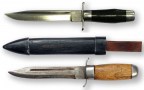 Различные варианты ножа армейского предположительно изготовленные в Ленинграде.
