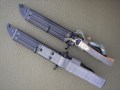сравнение штык-ножей моделей KM-87 и AK 74 производства ГДР