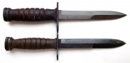 Сравнение штык-ножей М4 японского и американского производства.