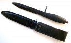 Королевская гвардия и Военная академия (KS) использовали аналогичные штык-ножи черного цвета.